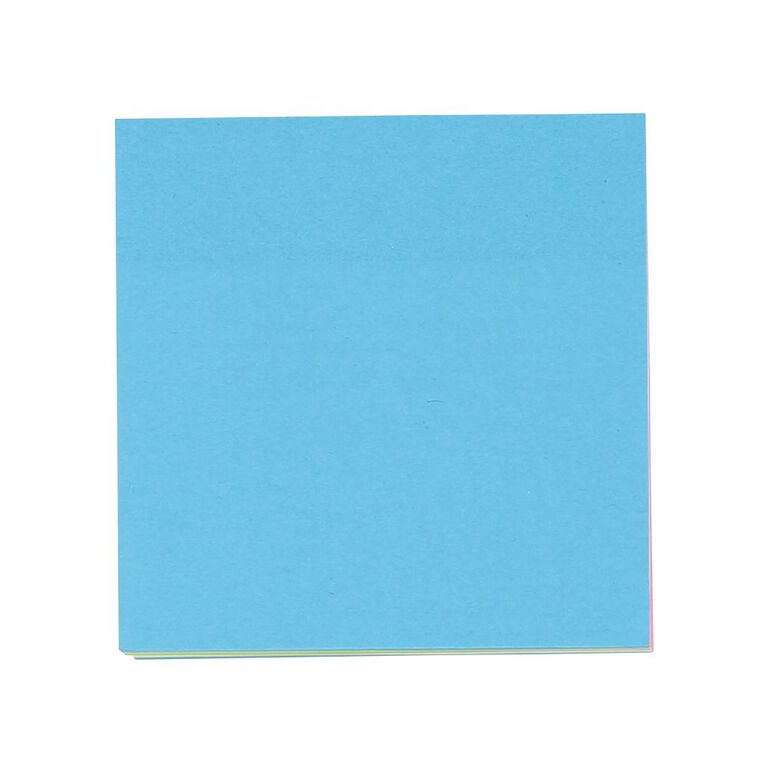WS Cube Sticky Notes 76mm x 76mm 400 Sheet Yellow Multi-Coloured, , hi-res