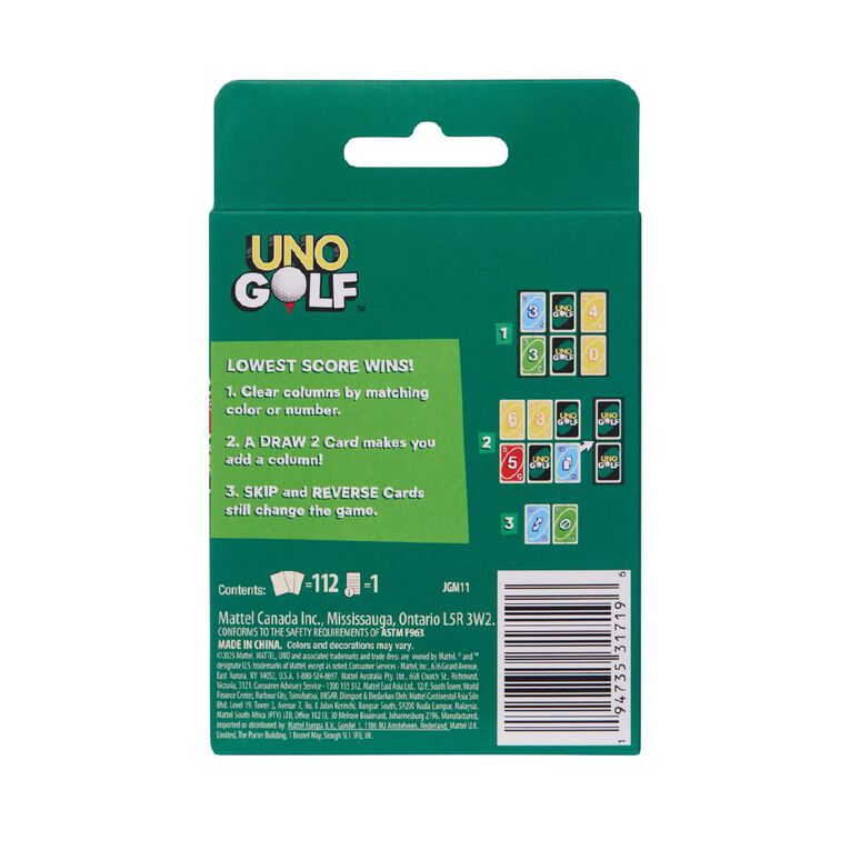 UNO Golf Card Game, , hi-res