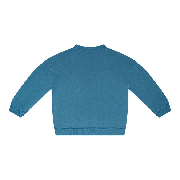 Young Original Athletic Crew Sweatshirt, Blue Mid, hi-res