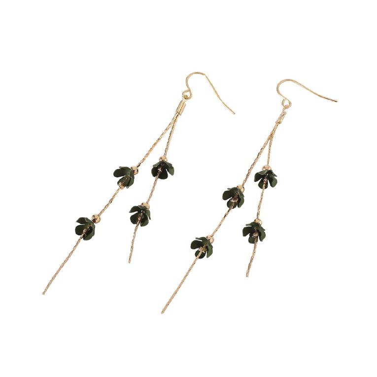 Flower Drop Single Pair Earring, , hi-res