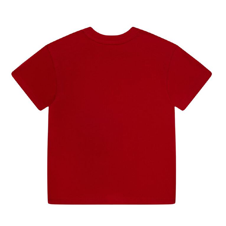 Young Original Preschool Short Sleeve Printed Tee, Red Mid, hi-res