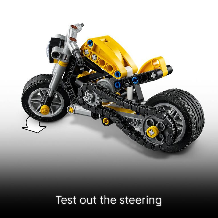 LEGO Technic Yellow Motorcycle 42225, , hi-res