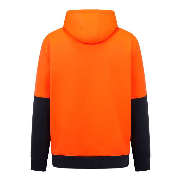 Rivet High Visibility Day Compliant Pullover Hooded Sweatshirt, Orange, hi-res