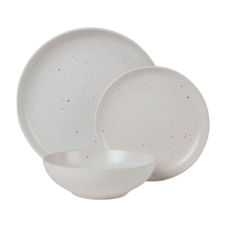 Living & Co Jasper Dinnerware Set 12 Piece White, , hi-res