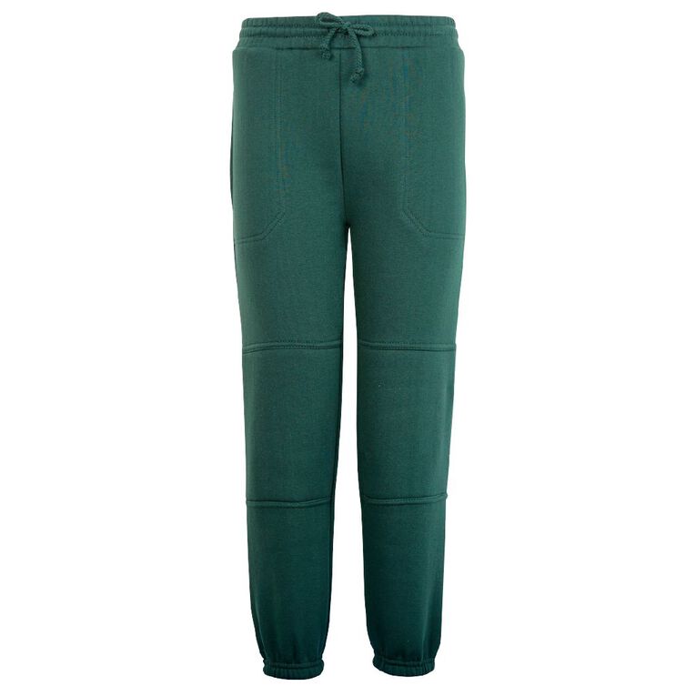 Schooltex Double Knee Trackpants, Bottle Green, hi-res