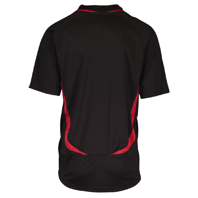 Schooltex Chisnalwood Intermediate PE Tee with Embroidery, Black/Red, hi-res