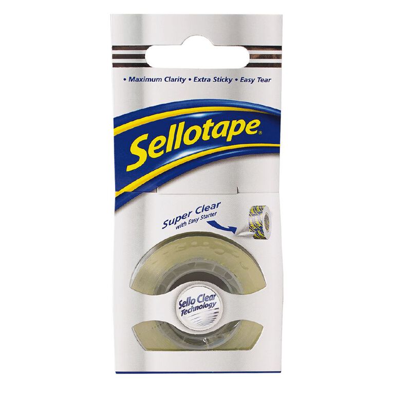 Sellotape Super Clear 18mm x 25m Boxed, , hi-res