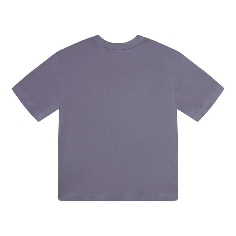 Young Original Short Sleeve Print Tee, Purple Light, hi-res
