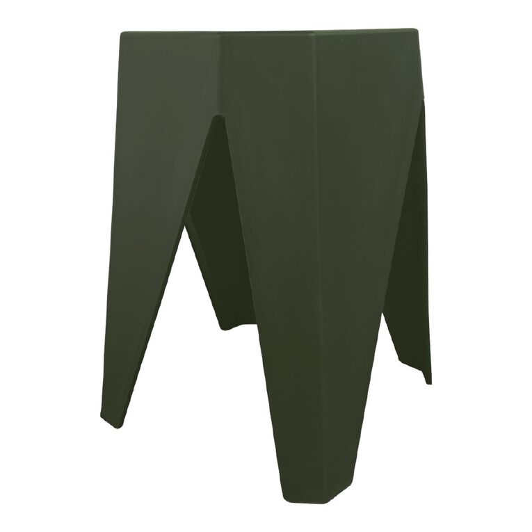 Living & Co Remy Stool Green Dark, , hi-res