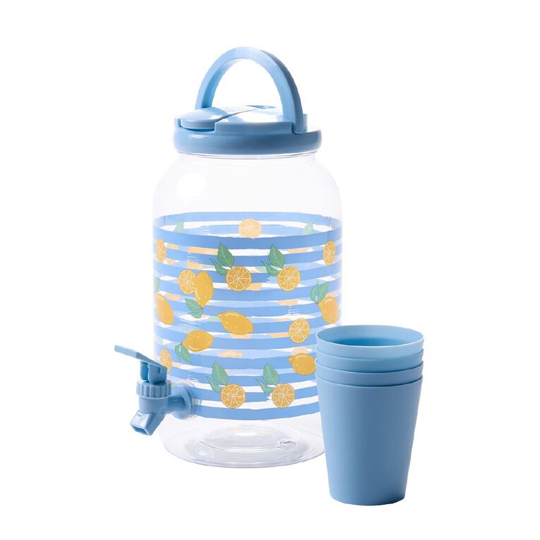 Living & Co Summer Drinks Dispenser Set 5 Pack, , hi-res