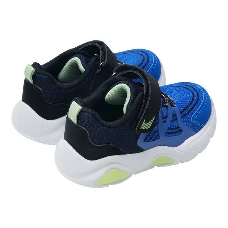 Active Intent Junior Kids' Brite Trainers, Blue, hi-res