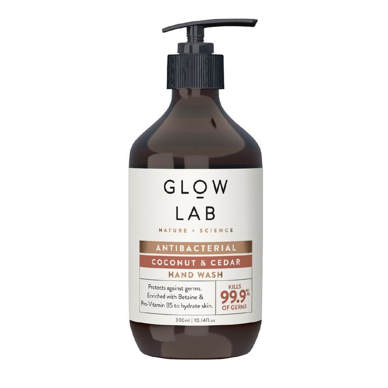 Glow Lab Coconut & Cedar Antibacterial Handwash 300ml