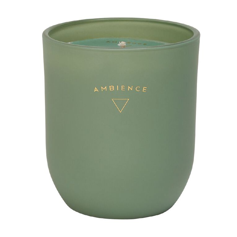 Living & Co Ambience Candle Jar Mango Crush 5oz Green 5oz, Green, hi-res