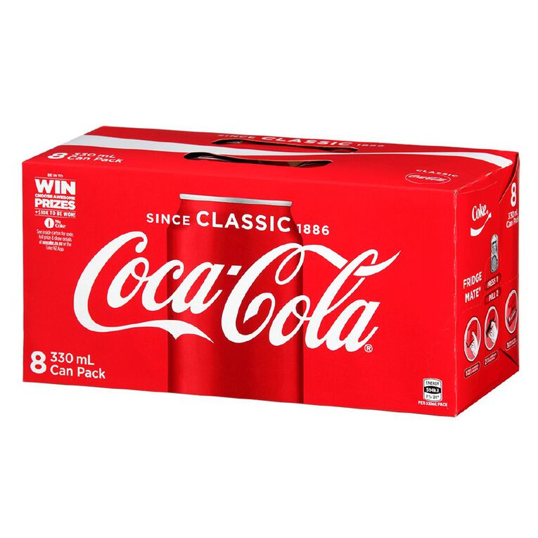 Coca Cola 330ml 8 Pack, , hi-res