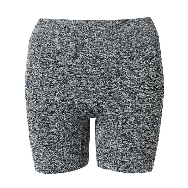 Active Intent Women's Seamless Shorts, Grey Dark, hi-res