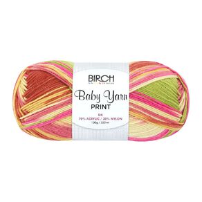 Birch Baby Print 70% Acrylic 30% Nylon 100G Tropical Bloom