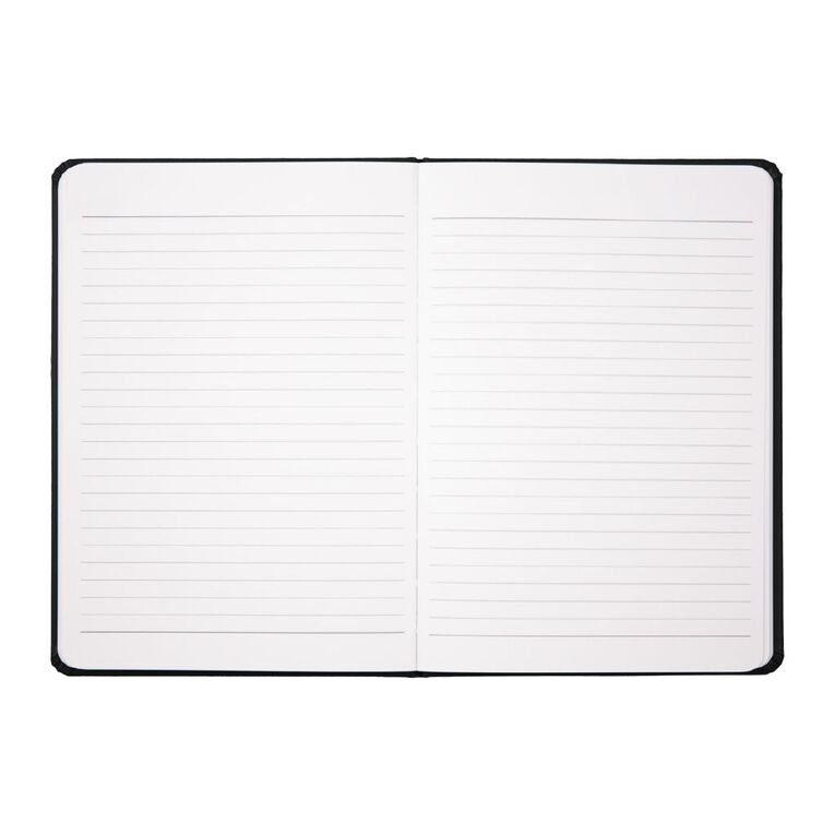 WS Hardcover PU Notebook Black A5, , hi-res