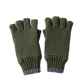 Rivet Men's Half Finger Stripe Gloves