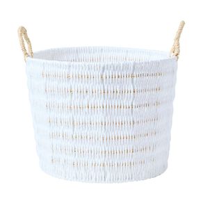 Living & Co Round Paper Rope Basket Small