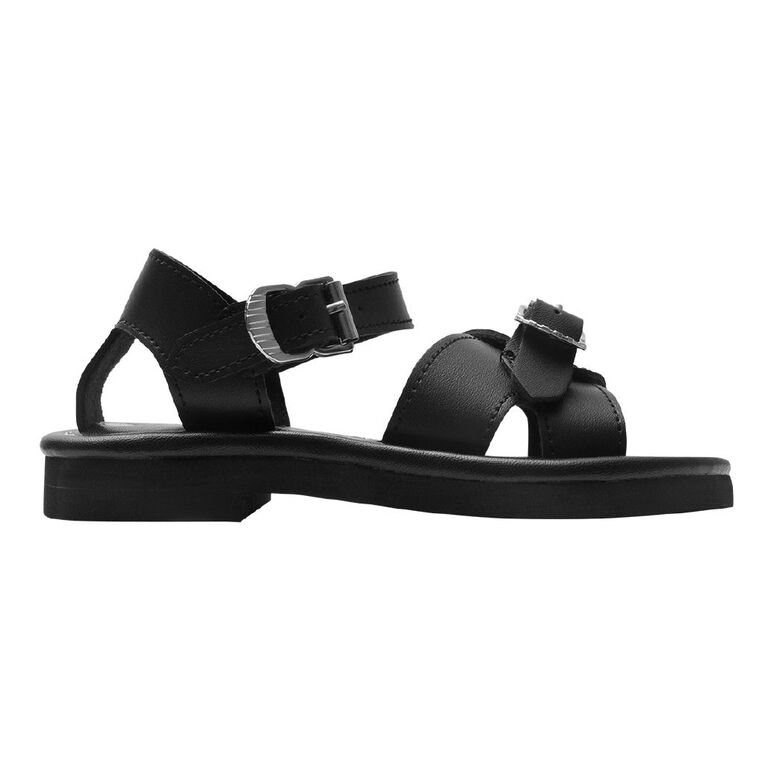 Young Original Junior Kids' Payton School Sandals, Black, hi-res