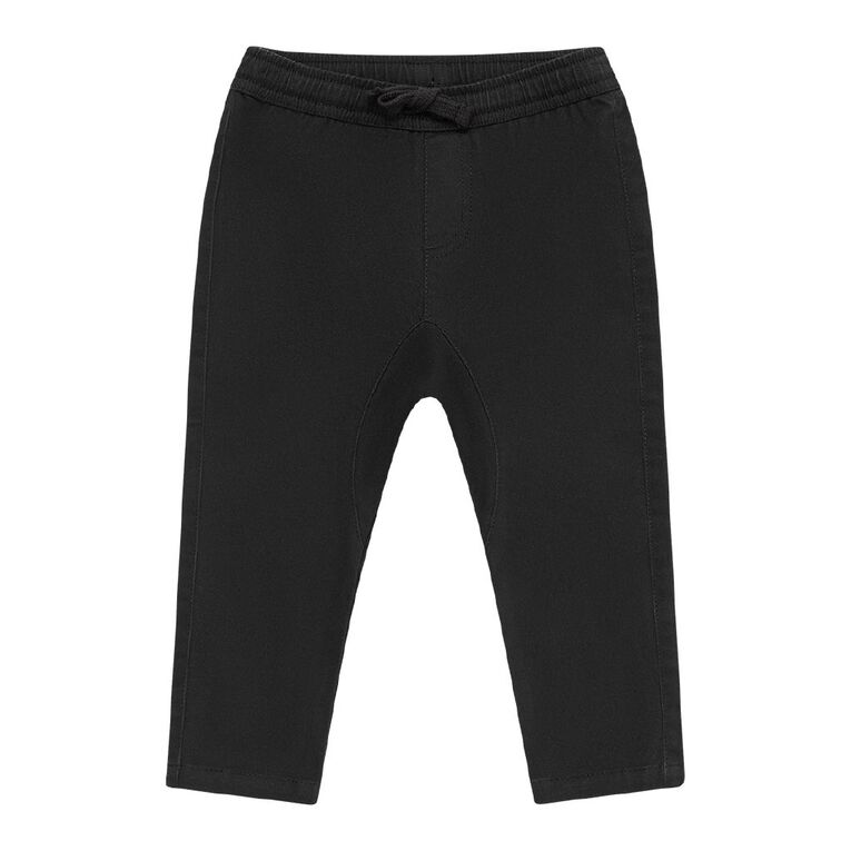 Young Original Toddler Boys Plain Chino Pants, Black, hi-res