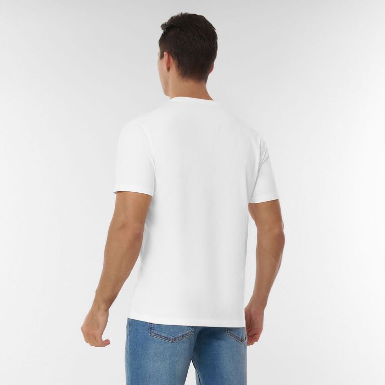 H&H Men's Regular Fit Pocket Tee, White, hi-res