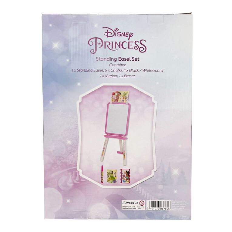 Disney Princess Art Easel with Colouring | The Warehouse