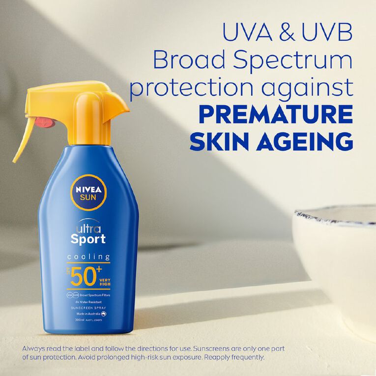 Nivea Sun Ultra Sport Trigger SPF 50+ 300ml, , hi-res