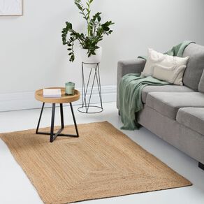 Living & Co Jute Rug Natural 120cm x 180cm