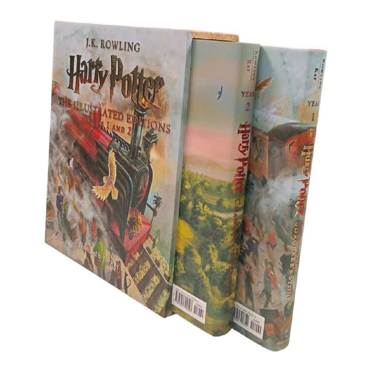 Harry Potter: The Illustrated Editions Years 1 & 2 by JK Rowling, , hi-res