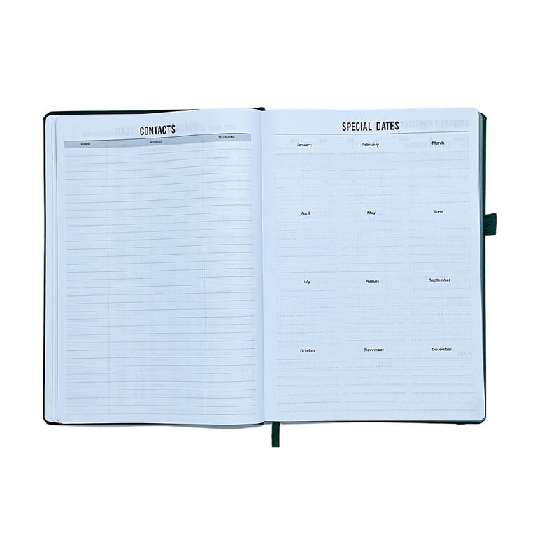 WS 2026 Diary Day To Page Green Dark, , hi-res