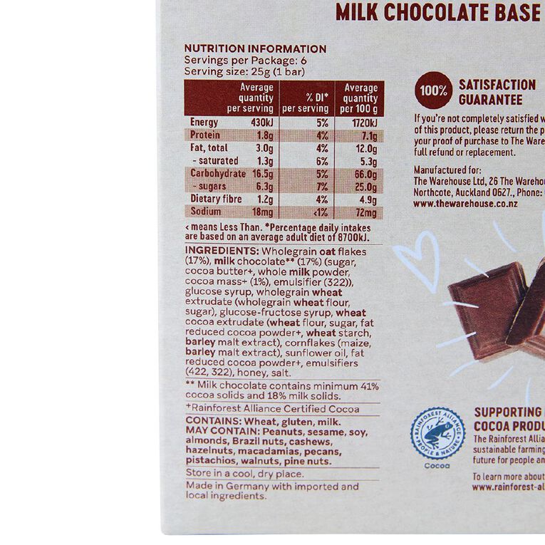 Market Kitchen Muesli Bar Chocolate 6 Pack 6 Pack, , hi-res