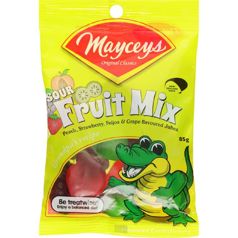 Mayceys Sour Fruit Mix 85g, , hi-res