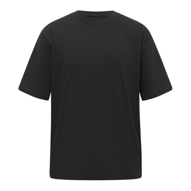 Garage Men's Heavyweight Boxy Tee, Black, hi-res