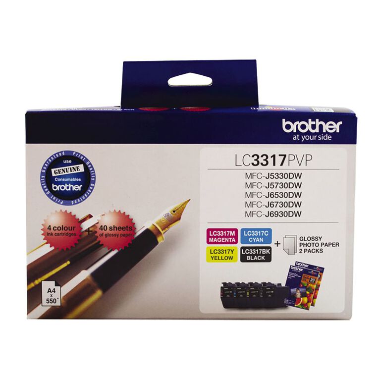 Brother LC3317 Ink Photo Value Pack 550 pages, , hi-res