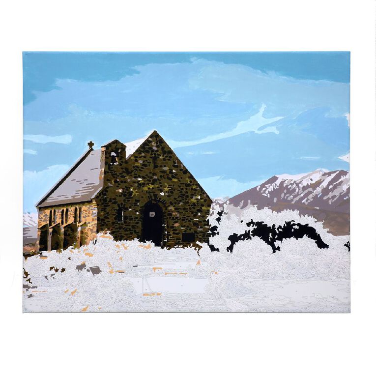 Uniti Art Paint By Numbers Tekapo Church, , hi-res