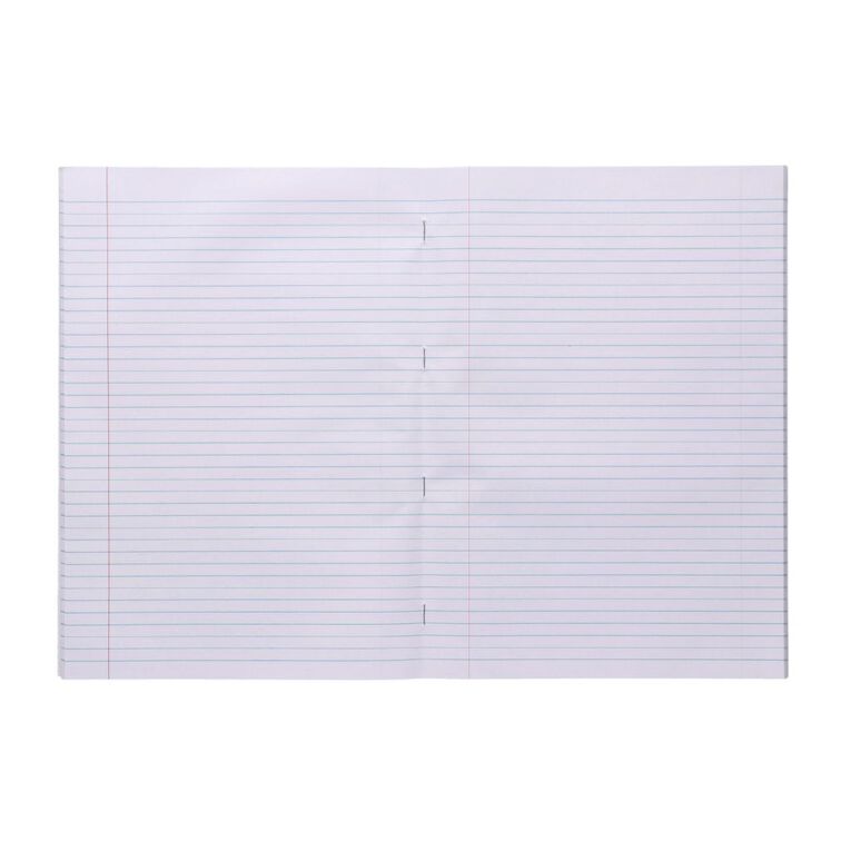 WS Exercise Book 1B8 7mm Ruled 36 Leaf Red, , hi-res