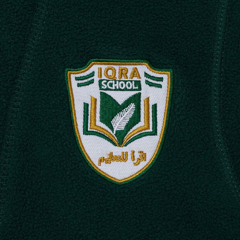 Schooltex Iqra Polar Fleece With Embroidery, Bottle Green, hi-res