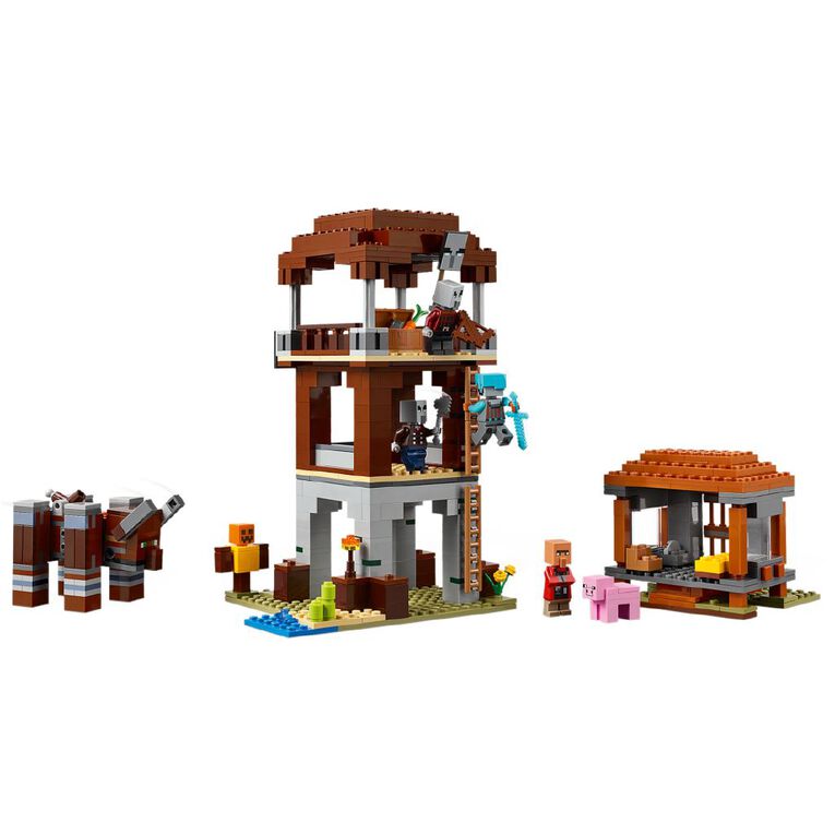 LEGO Minecraft The Pillager Outpost and Ravager 21278, , hi-res