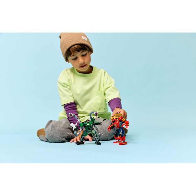 LEGO Marvel Super Heroes Mech Battle Spider Man vs Doc Ock 76338, , hi-res