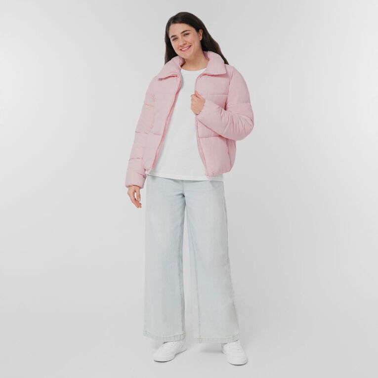 H&H Women's Puffer Jacket, Pink Light, hi-res
