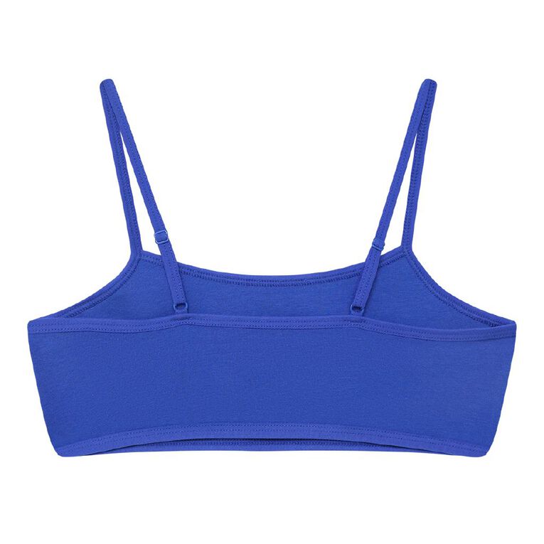 H&H Girls' Crop 2 Pack, Blue Mid, hi-res