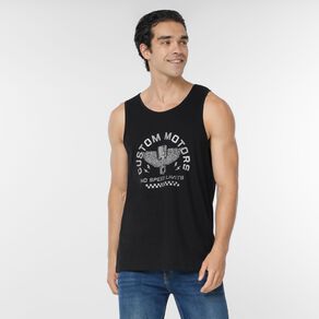 H&H Men's Graphic Print Singlet