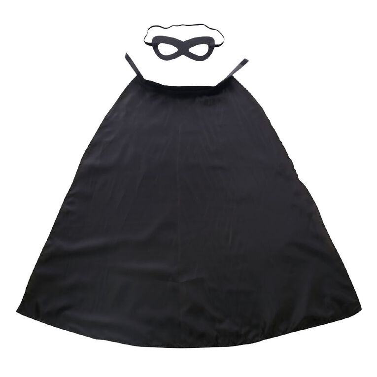 Play Studio Super Hero Cape & Mask Set Yellow & Black, , hi-res