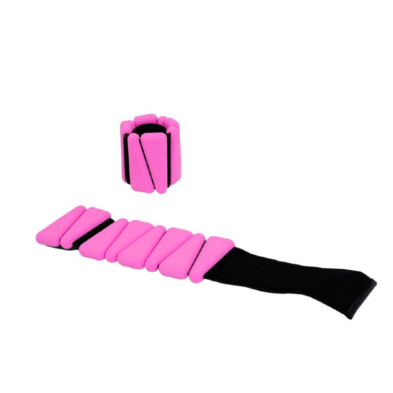 Active Intent Fitness Bracelet Weights .43kg Pink 2 Pack, , hi-res