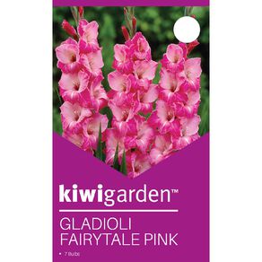 Kiwi Garden Gladioli Fairytale Pink 7 Pack