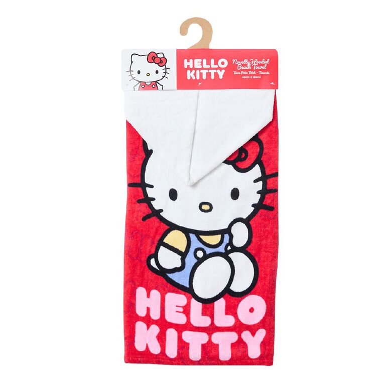 Hello Kitty Hooded Beach Towel, , hi-res