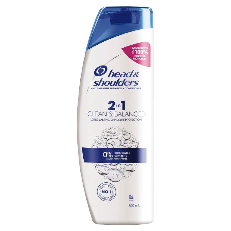 Head & Shoulders Clean & Balanced 2-in-1 350ml, , hi-res
