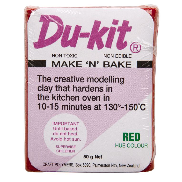 Du-kit Clay Red Mid 50g, , hi-res