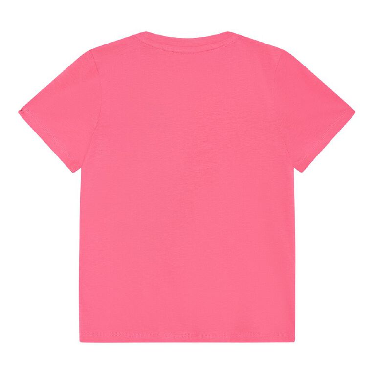 Young Original Short Sleeve Print Tee, Pink Mid STRONG, hi-res